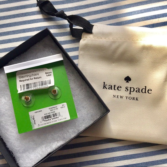 NWB Kate Spade Pink Earrings - Picture 3 of 4